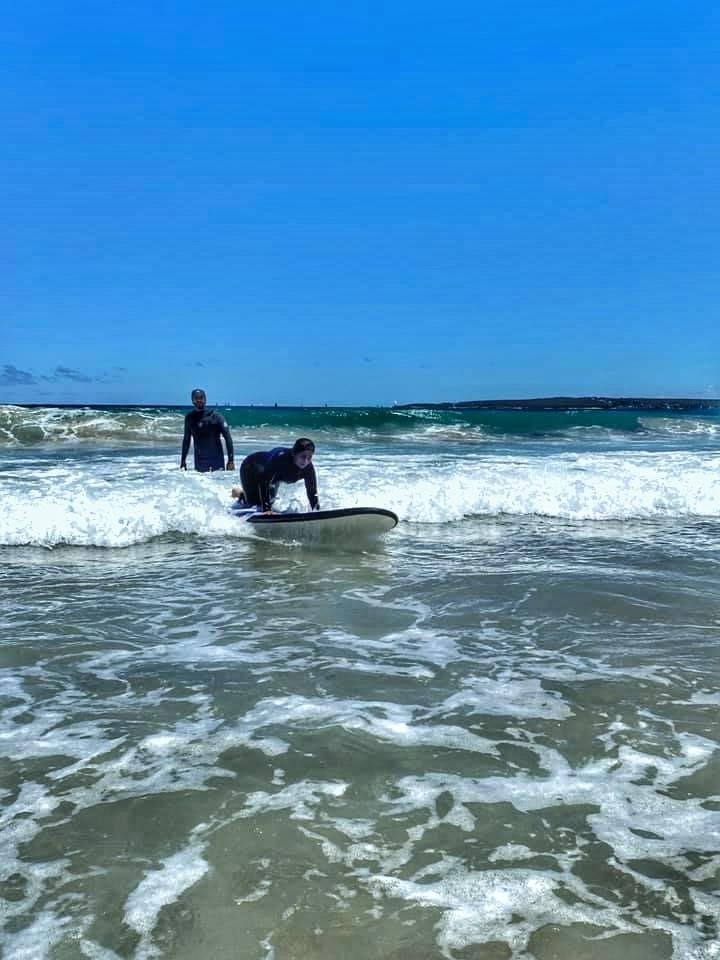 Surfing in Bondi