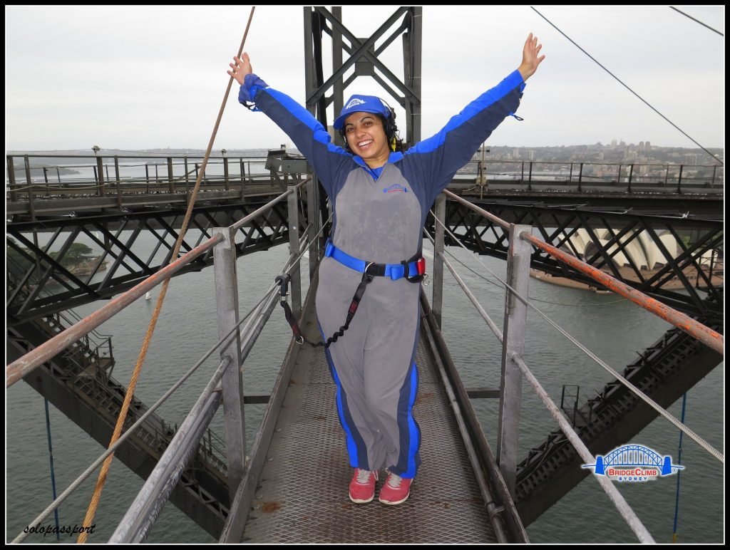 Sydney Harbour Bridge - At the peak