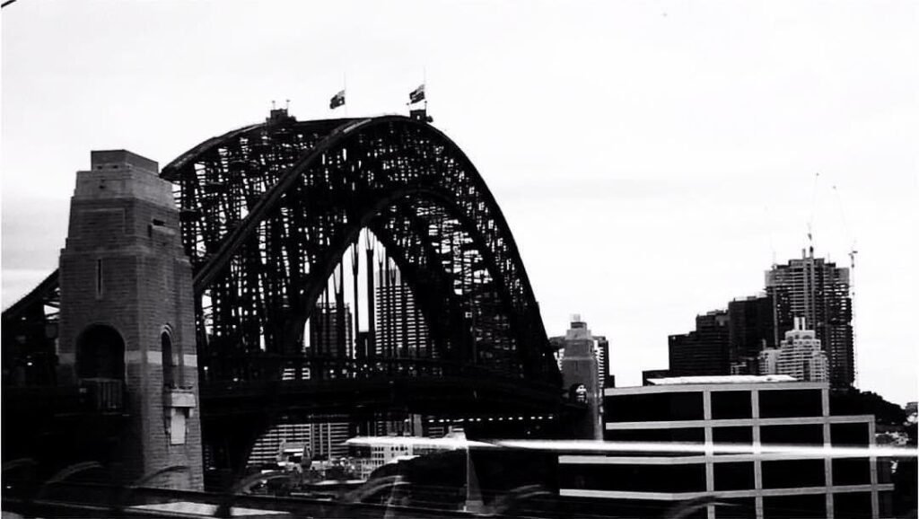 Sydney Harbour Bridge - View from Sydney Trains