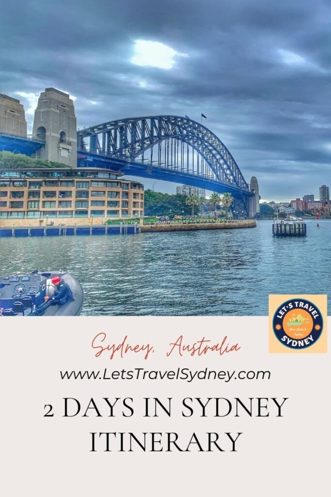 PIN for later reference - 2 Days in Sydney Australia